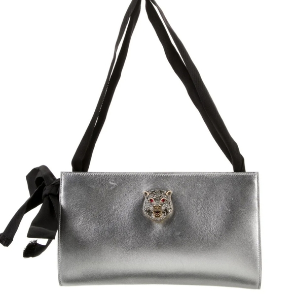 GUCCI Metallic Clutch - Picture 5 of 16